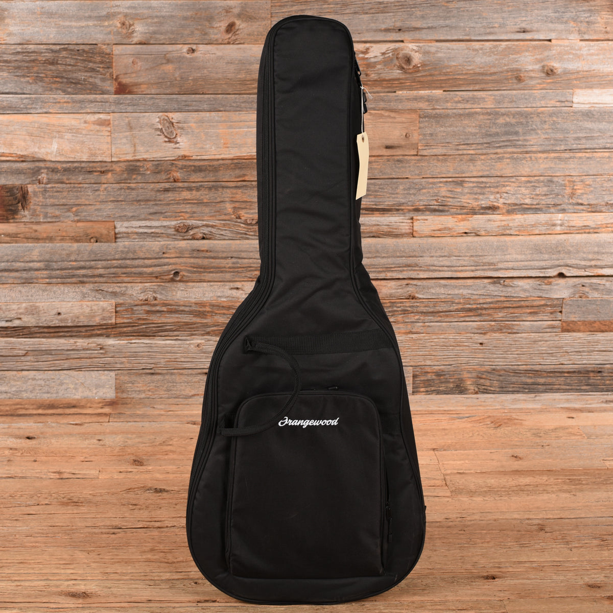 Orangewood Juniper II Baritone Black Live Rubber Bridge Acoustic-Electric Guitar Matte Black Acoustic Guitars