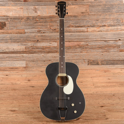 Orangewood Juniper II Baritone Black Live Rubber Bridge Acoustic-Electric Guitar Acoustic Guitars