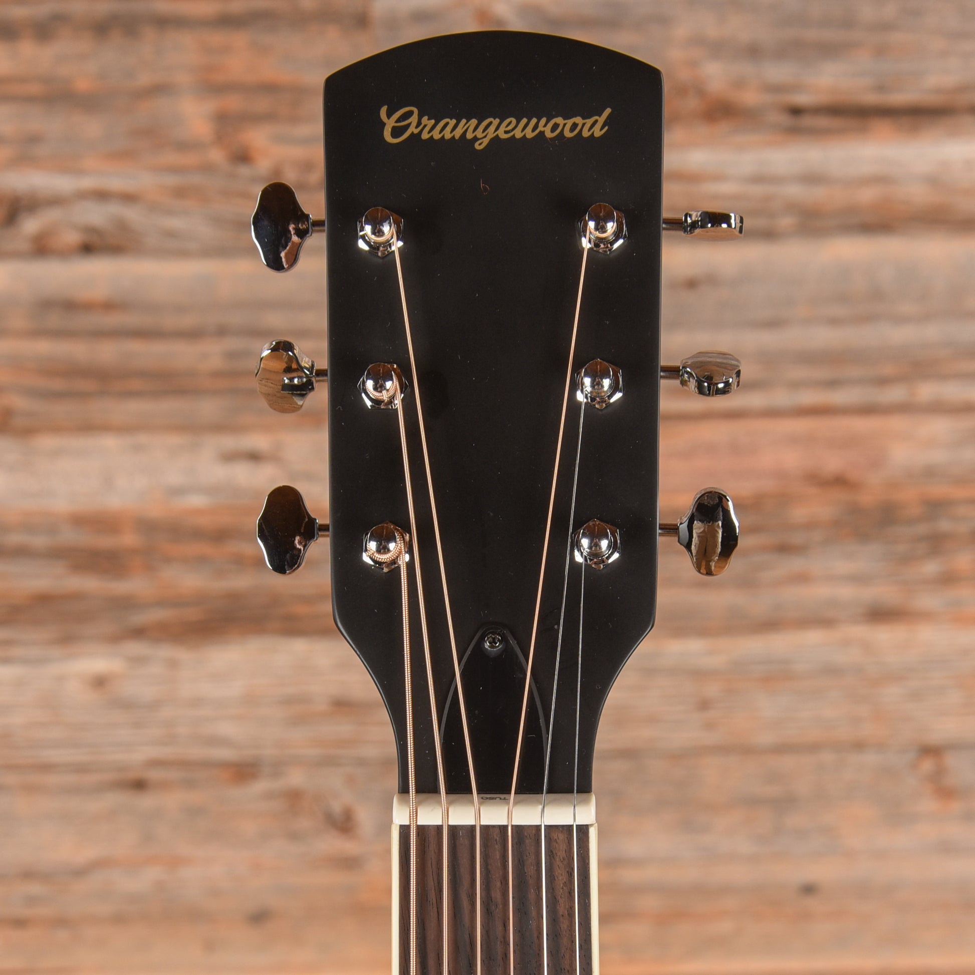 Orangewood Juniper II Baritone Black Live Rubber Bridge Acoustic-Electric Guitar Acoustic Guitars