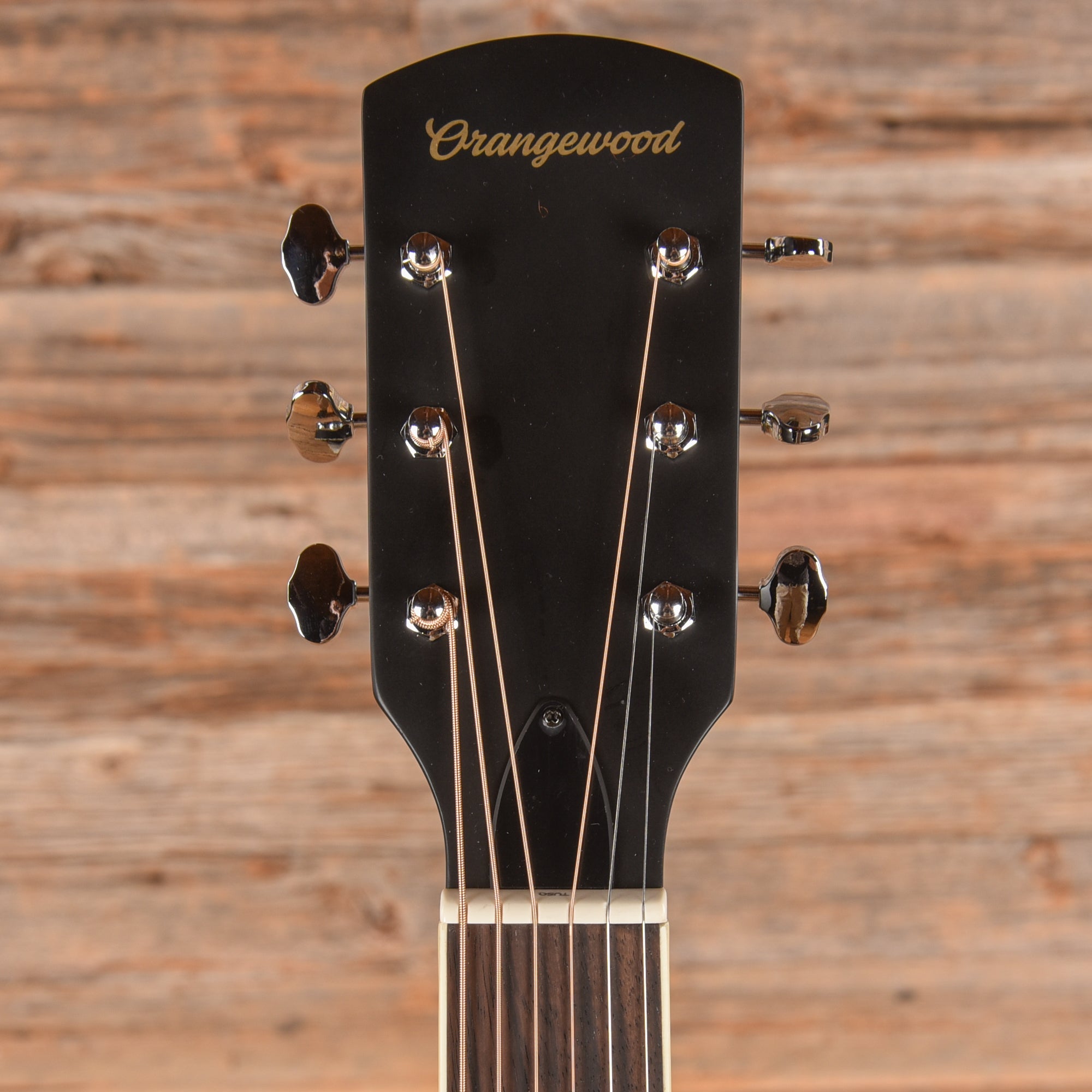 Orangewood Juniper II Baritone Black Live Rubber Bridge Acoustic-Electric Guitar Acoustic Guitars