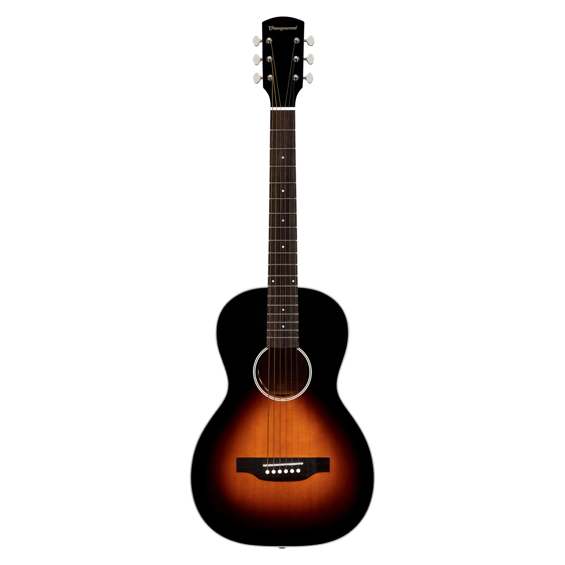 Orangewood Nash Retro Live Parlor Acoustic-Electric Guitar Aged Vintage Sunburst Gloss Acoustic Guitars
