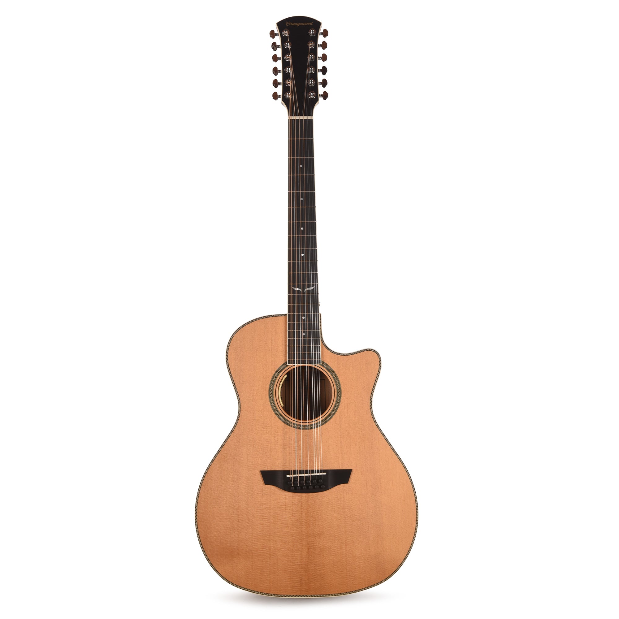 Orangewood Sage Live 12-String Grand Auditorium Cutaway Acoustic-Electric Guitar Natural Satin w/ LR Baggs Anthem Acoustic Guitars
