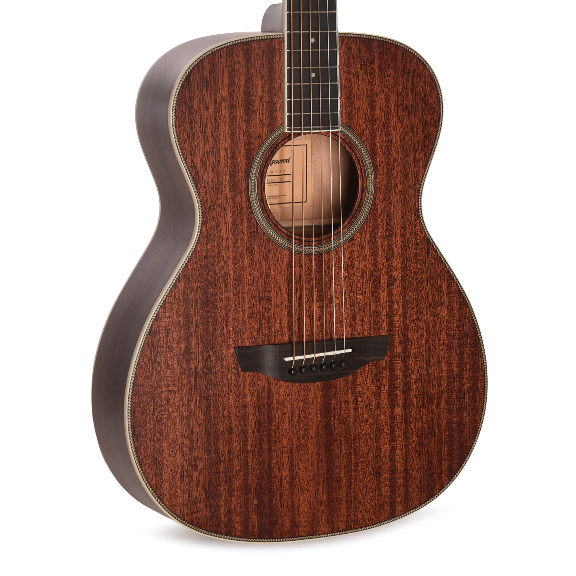 Orangewood Willow Live Baritone Grand Concert Acoustic-Electric Guitar Natural Mahogany Satin w/ LR Baggs Anthem Acoustic Guitars