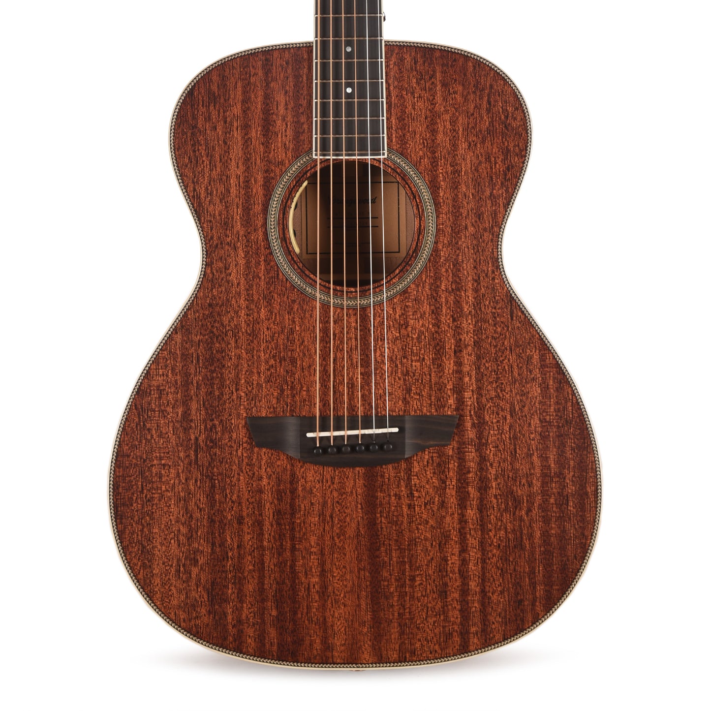 Orangewood Willow Live Baritone Grand Concert Acoustic-Electric Guitar Natural Mahogany Satin w/ LR Baggs Anthem Acoustic Guitars