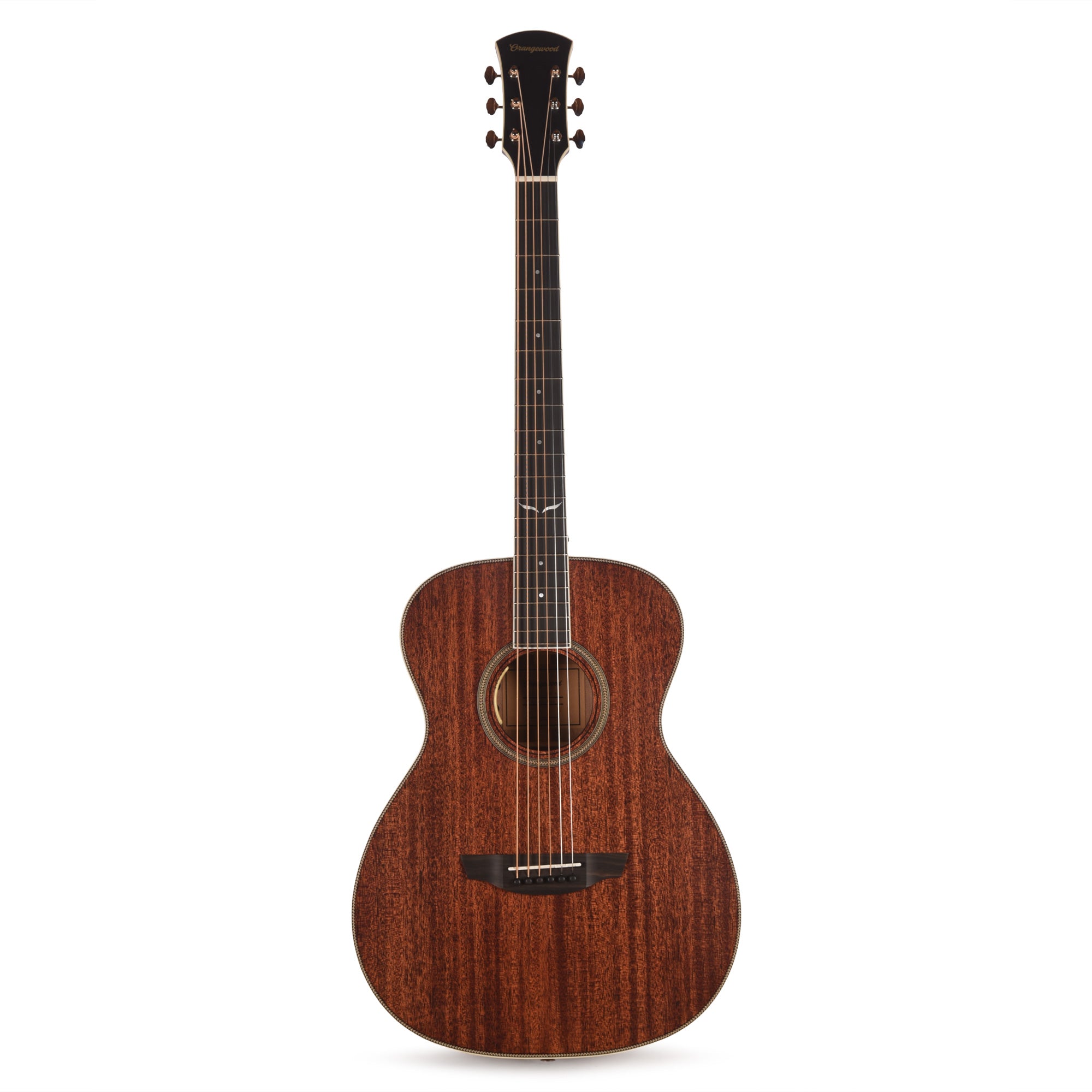 Orangewood Willow Live Baritone Grand Concert Acoustic-Electric Guitar Natural Mahogany Satin w/ LR Baggs Anthem Acoustic Guitars