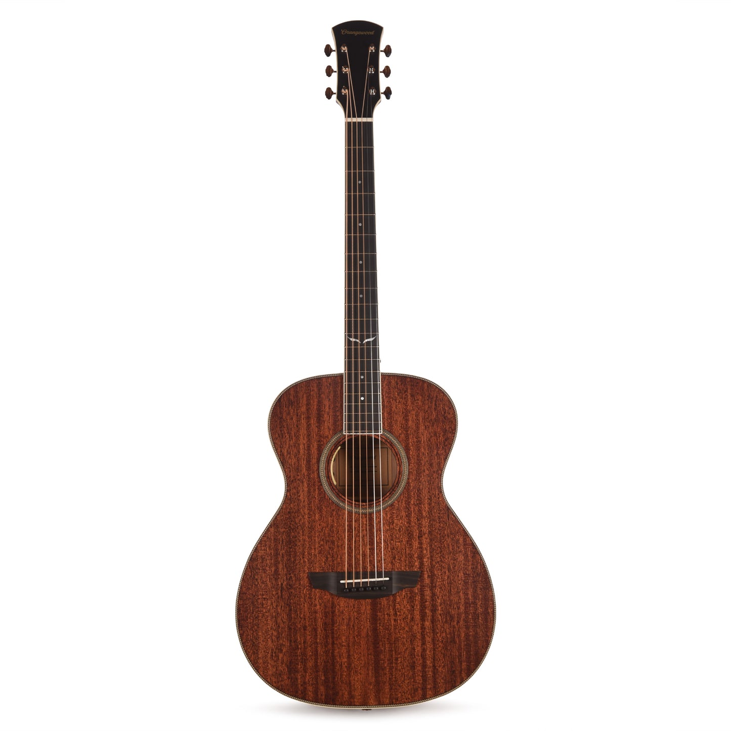 Orangewood Willow Live Baritone Grand Concert Acoustic-Electric Guitar Natural Mahogany Satin w/ LR Baggs Anthem Acoustic Guitars