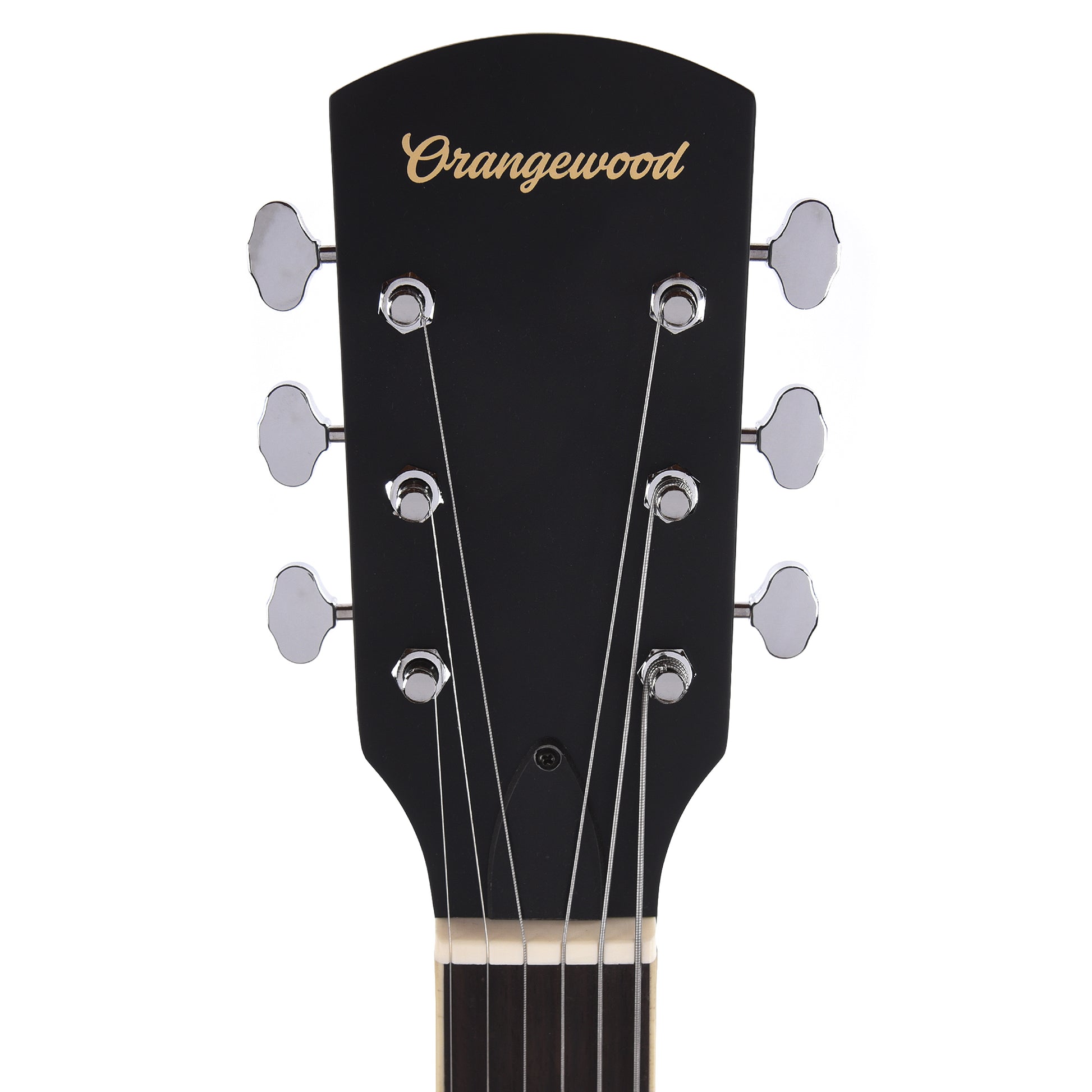 Orangewood Juniper Black Live Rubber Bridge Parlor Acoustic Guitar Lefty Acoustic Guitars / Parlor