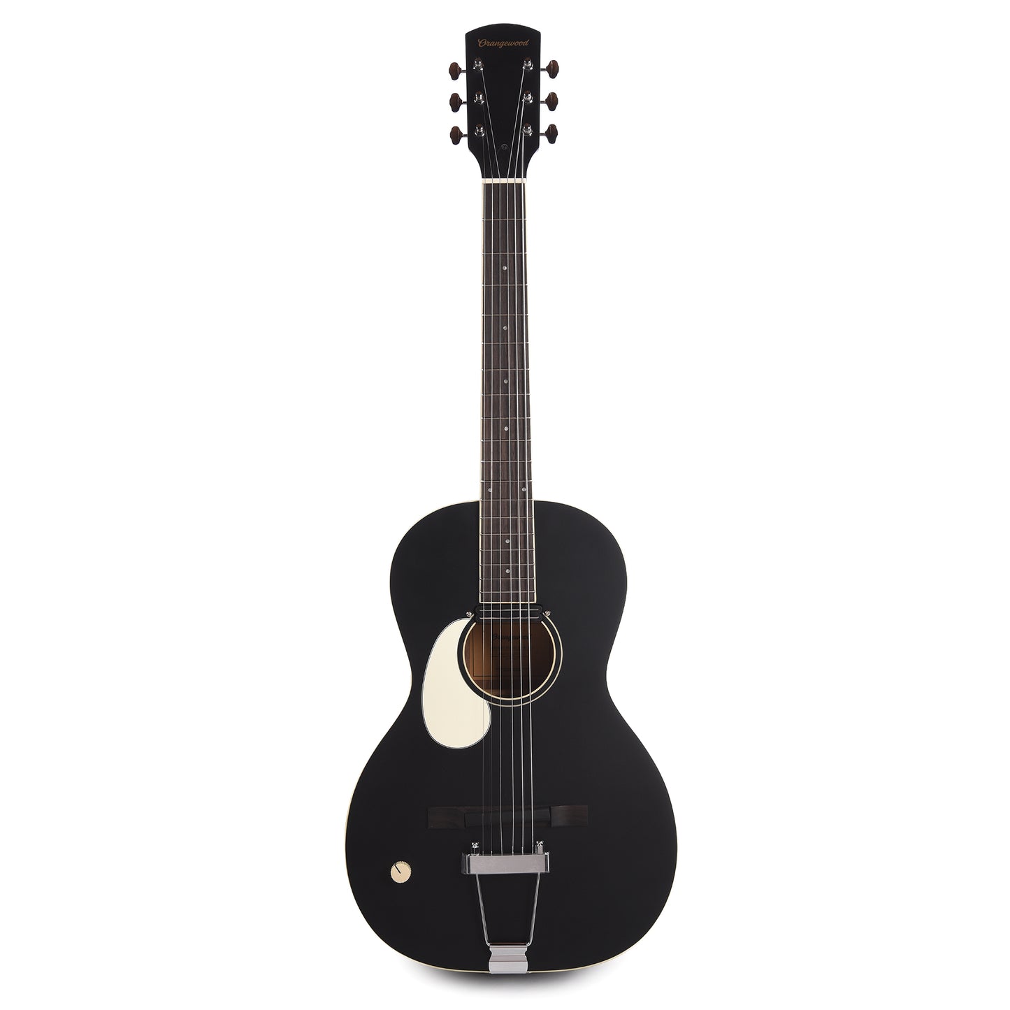 Orangewood Juniper Black Live Rubber Bridge Parlor Acoustic Guitar Lefty Acoustic Guitars / Parlor