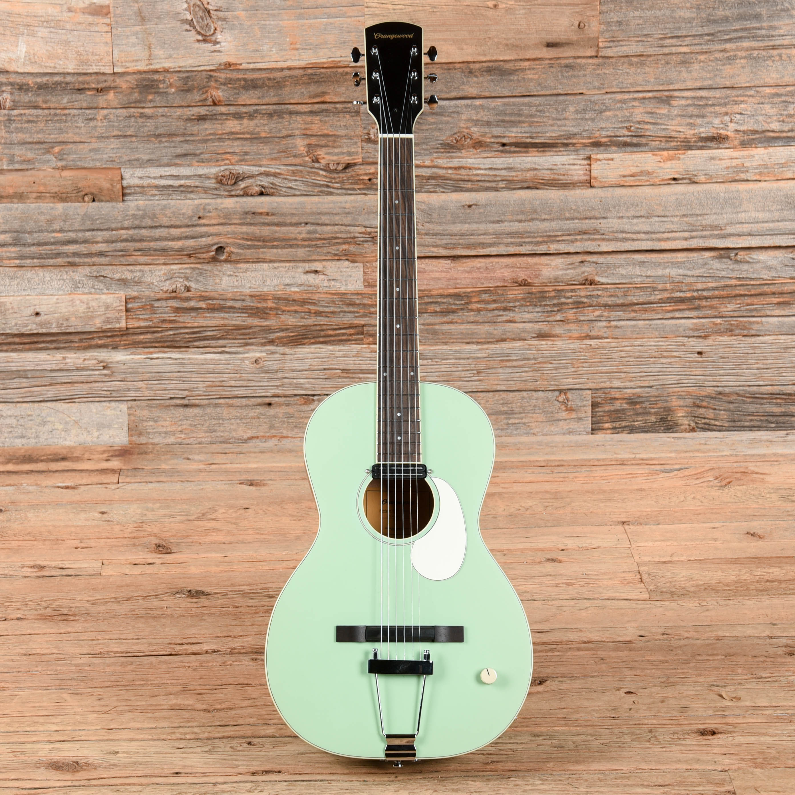 Orangewood Juniper Live Surf Green Acoustic Guitars / Parlor