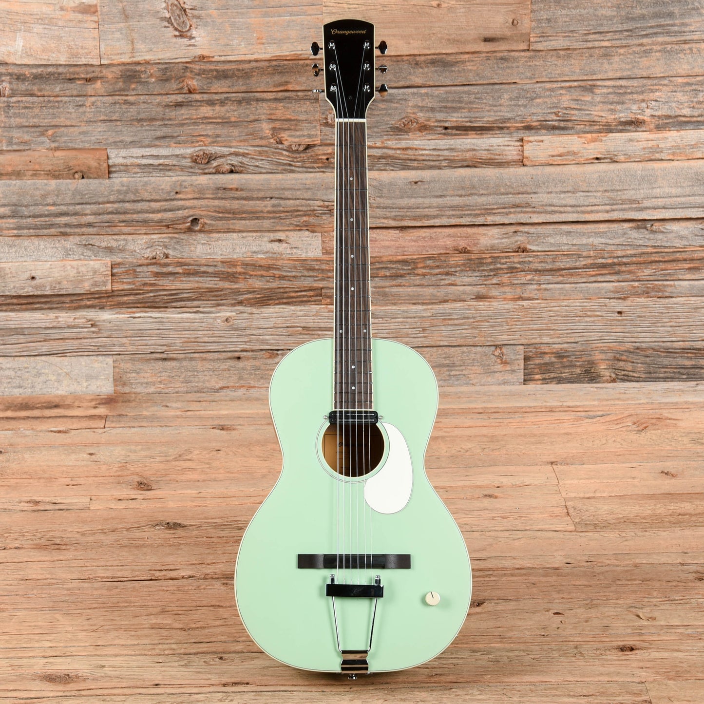 Orangewood Juniper Live Surf Green Acoustic Guitars / Parlor