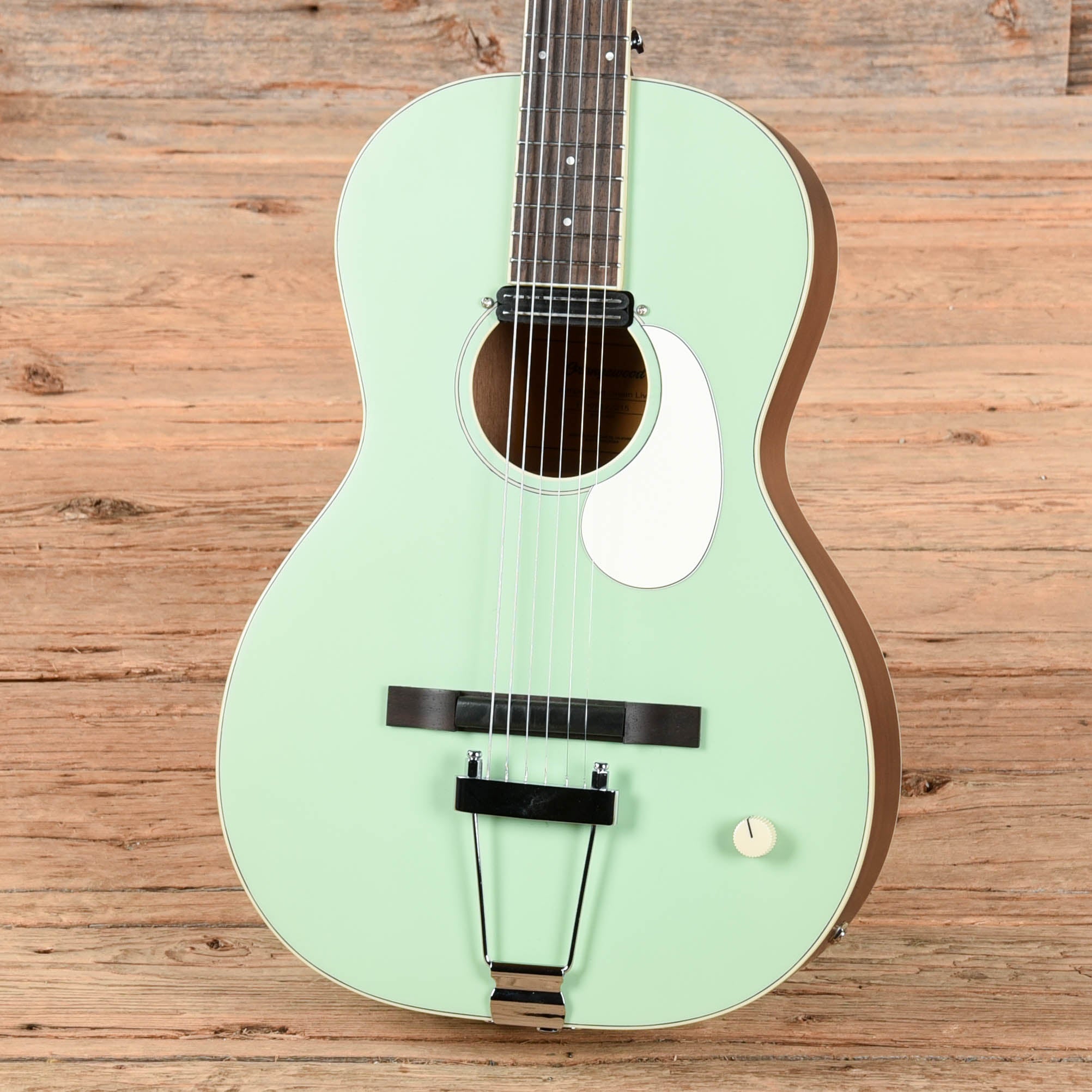 Orangewood Juniper Live Surf Green Acoustic Guitars / Parlor