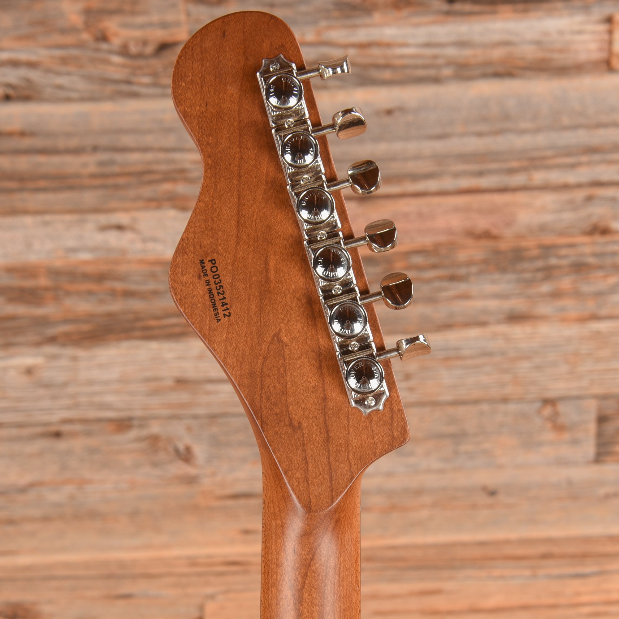 Orangewood Del Sol Baritone Gold Electric Guitars / Semi-Hollow