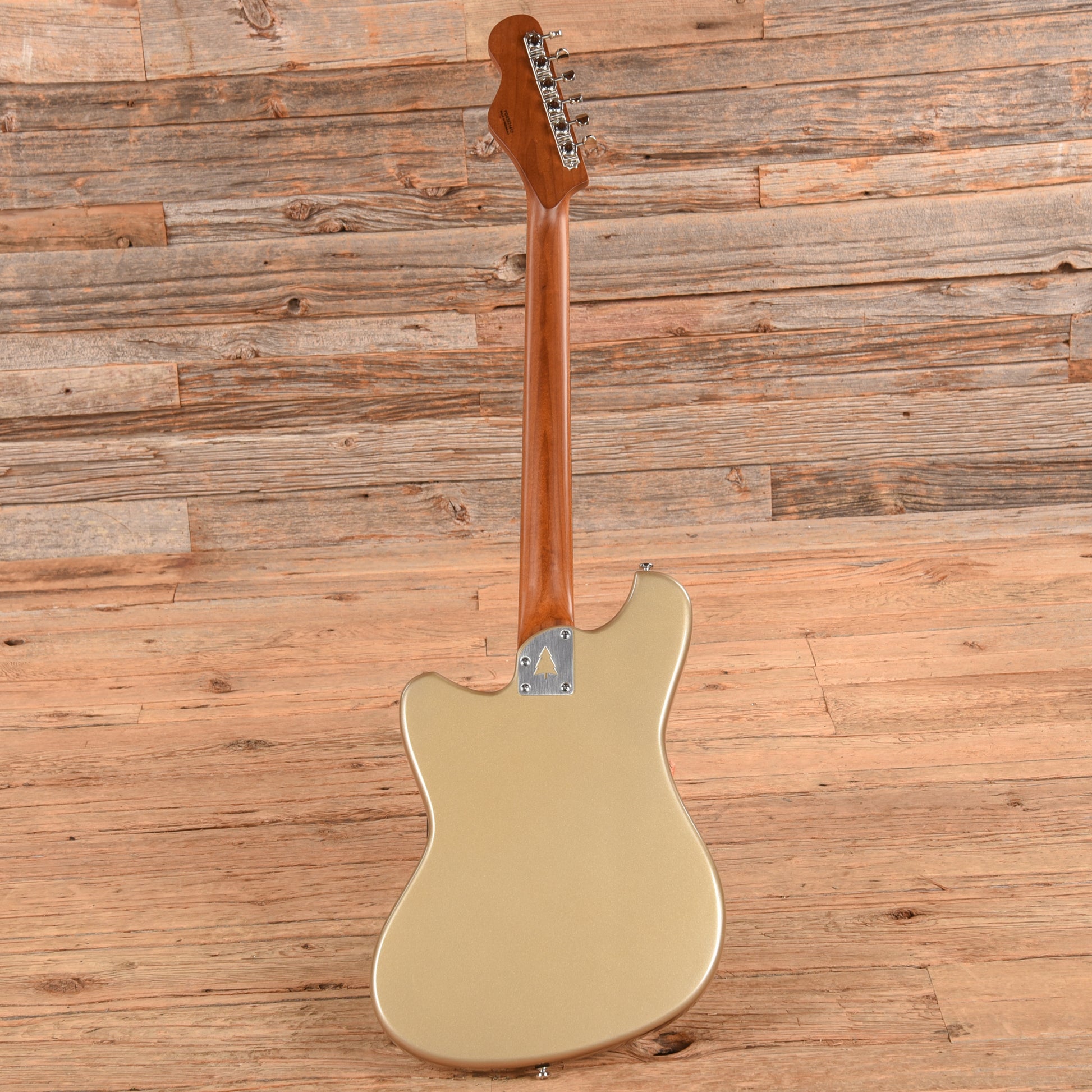 Orangewood Del Sol Baritone Gold Electric Guitars / Semi-Hollow