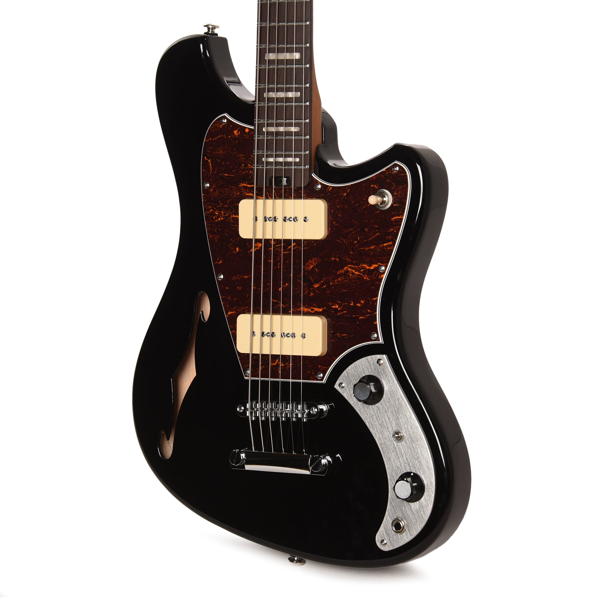 Orangewood Del Sol Baritone Electric Guitar Pitch Black Electric Guitars / Solid Body
