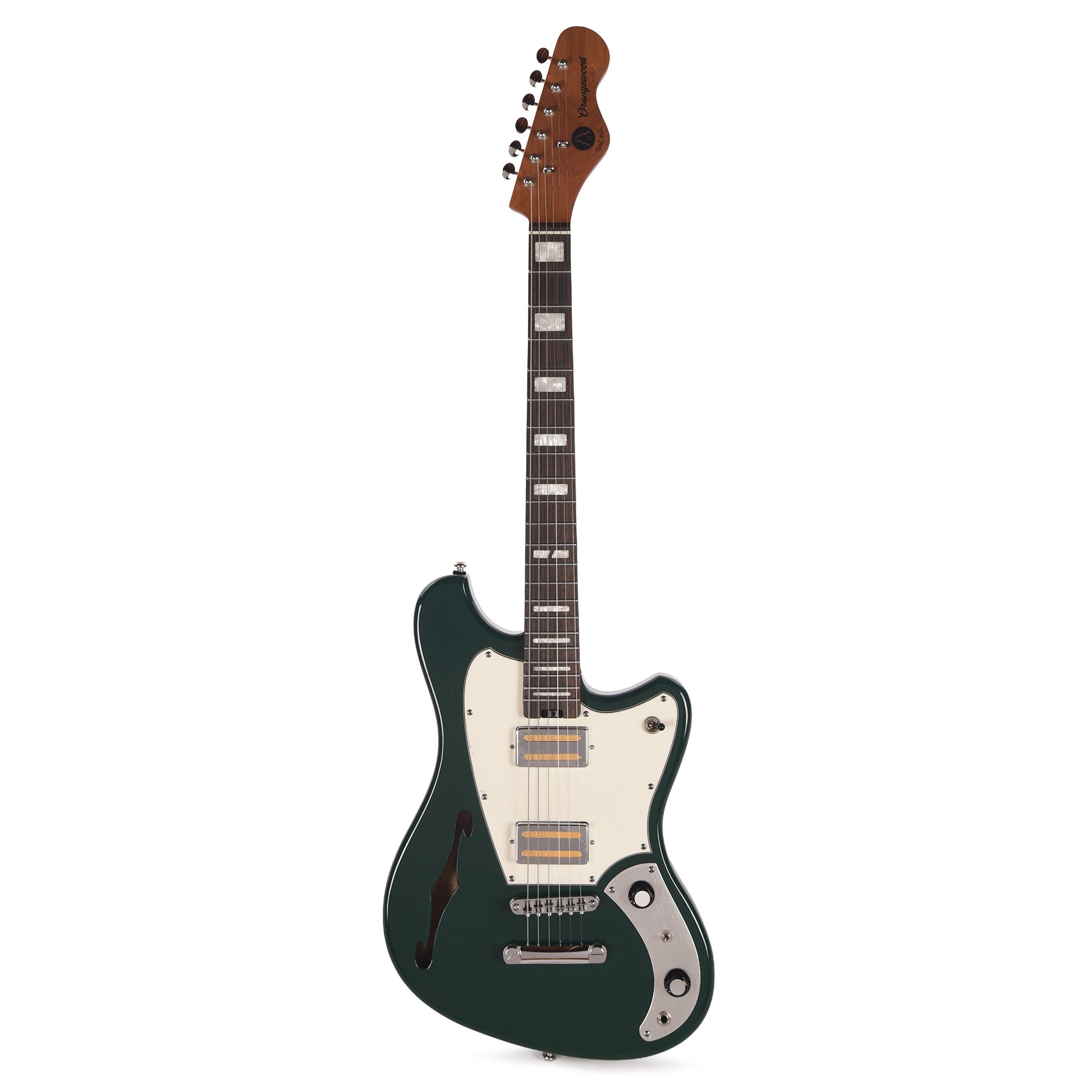 Orangewood Del Sol Standard Chambered Offset Electric Guitar Forest Green Electric Guitars / Solid Body