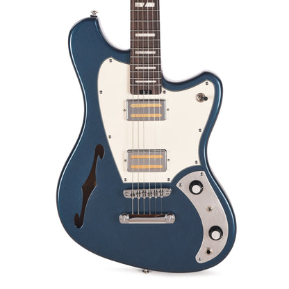 Orangewood Del Sol Standard Chambered Offset Electric Guitar Hermosa Blue Electric Guitars / Solid Body