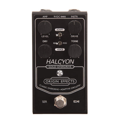 Origin Effects Special Black Edition Halcyon Gold Overdrive Pedal Effect Pedals