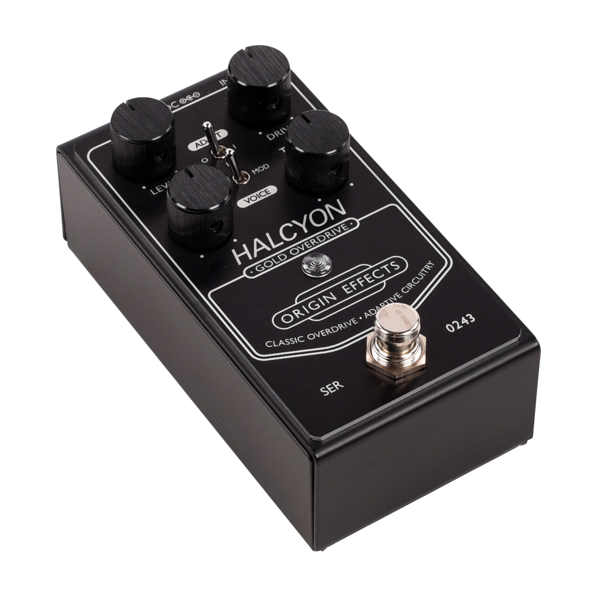 Origin Effects Special Black Edition Halcyon Gold Overdrive Pedal Effect Pedals