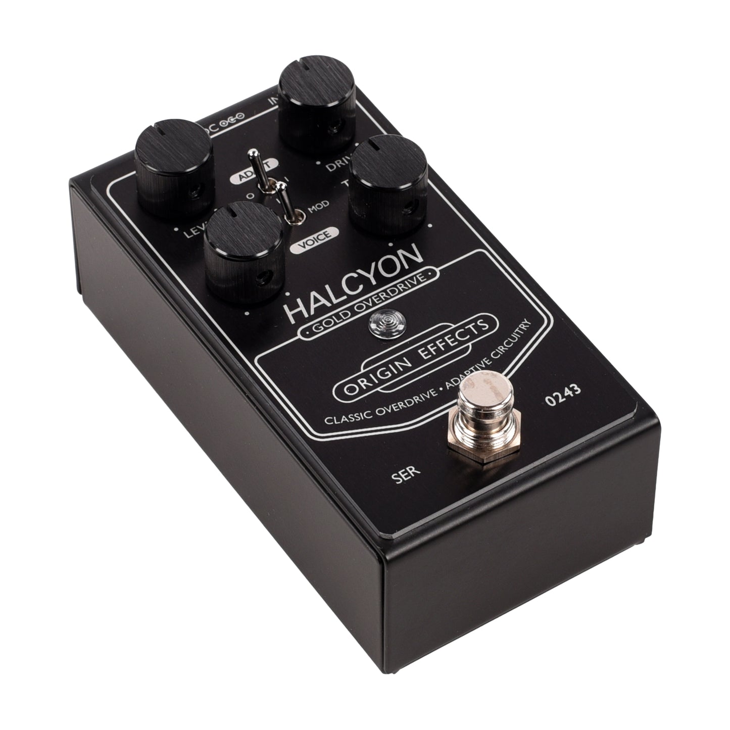 Origin Effects Special Black Edition Halcyon Gold Overdrive Pedal Effect Pedals
