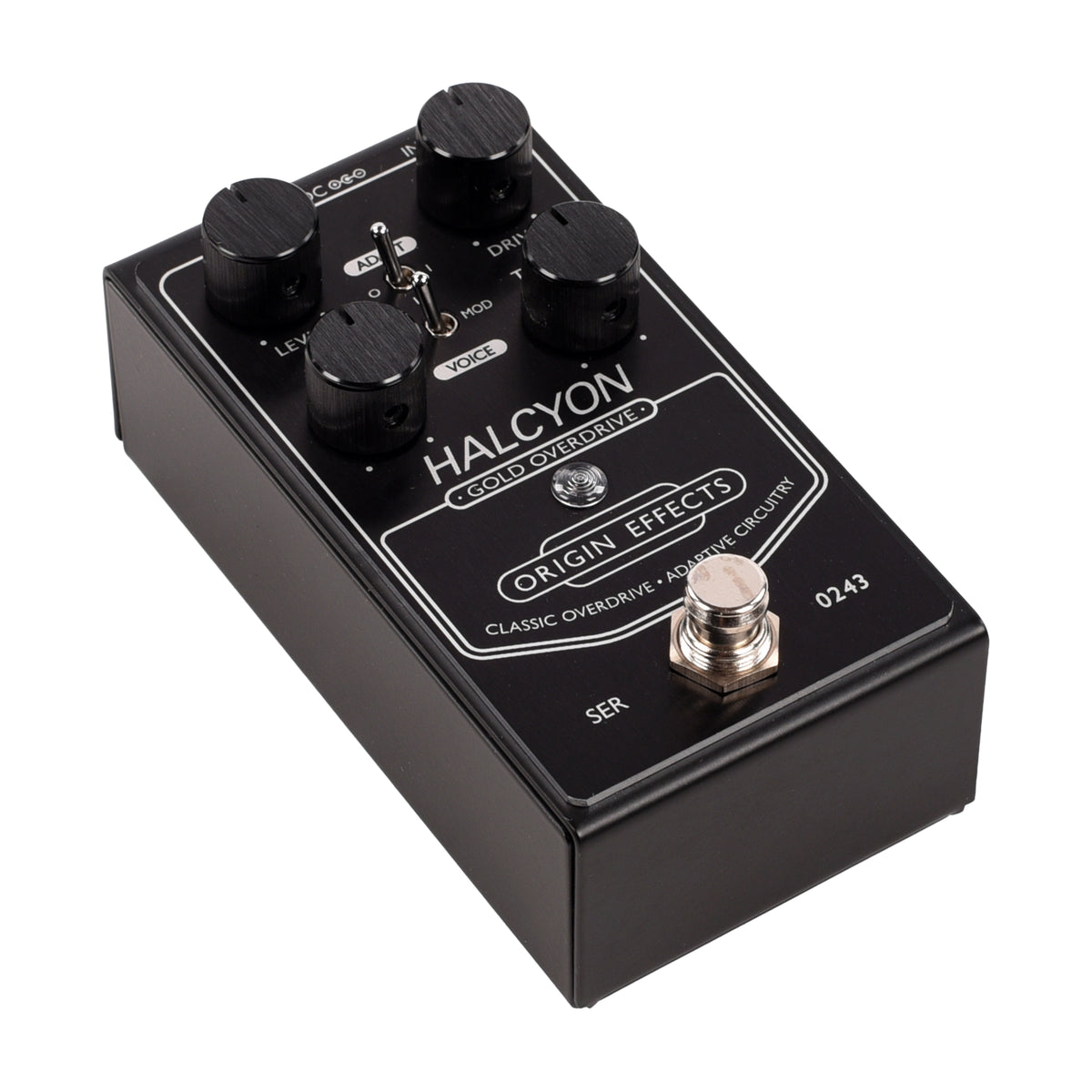 Origin Effects Special Black Edition Halcyon Gold Overdrive Pedal Effect Pedals