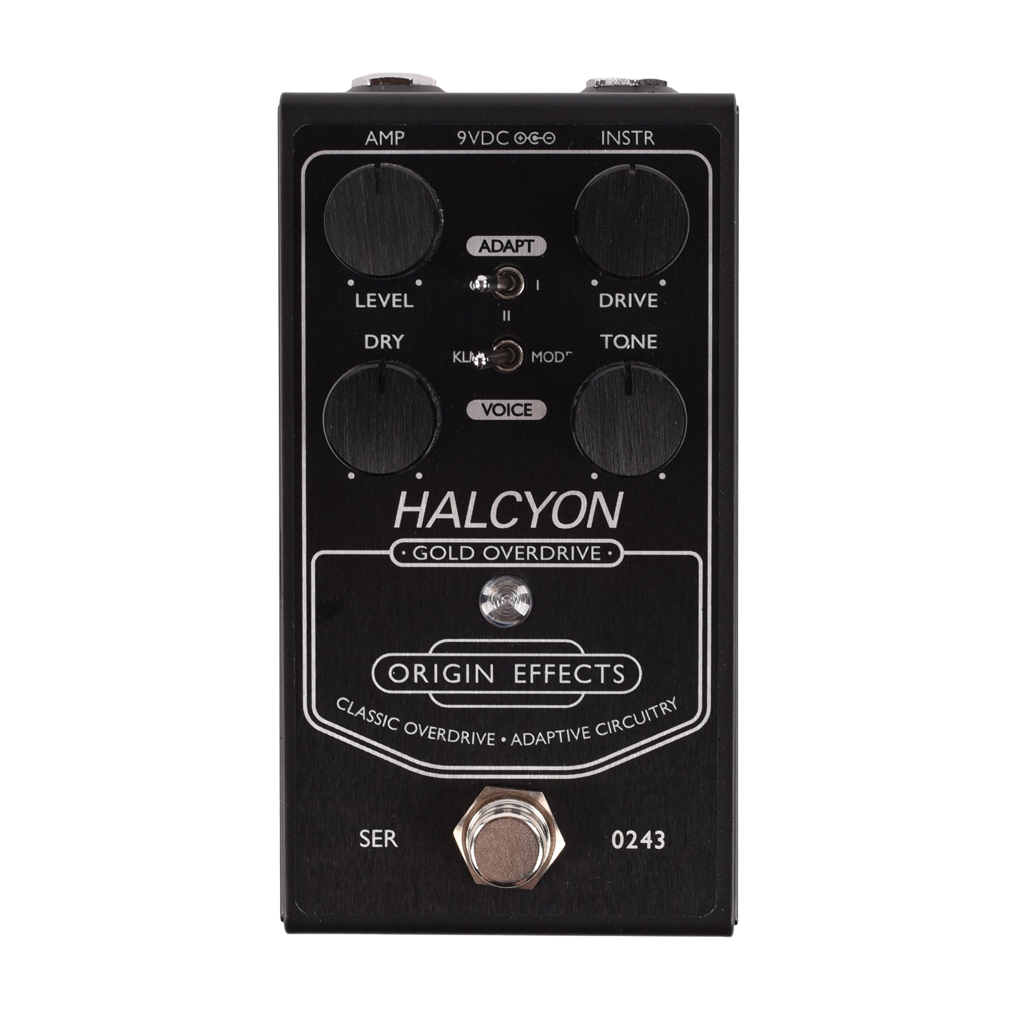 Origin Effects Special Black Edition Halcyon Gold Overdrive Pedal Effect Pedals