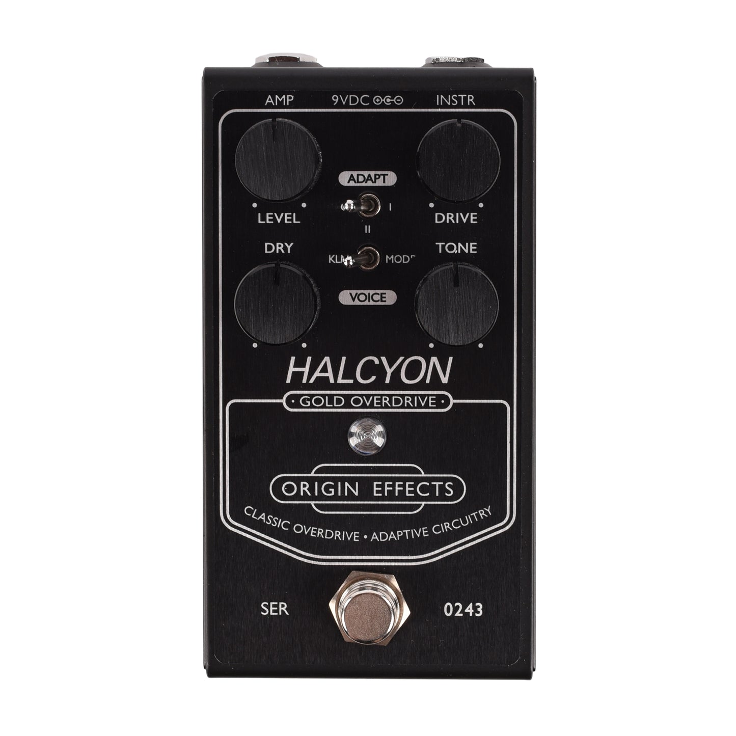 Origin Effects Special Black Edition Halcyon Gold Overdrive Pedal Effect Pedals