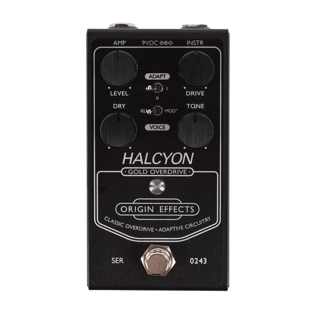 Origin Effects Special Black Edition Halcyon Gold Overdrive Pedal Effect Pedals