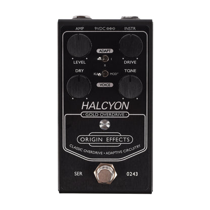 Origin Effects Special Black Edition Halcyon Gold Overdrive Pedal Effect Pedals