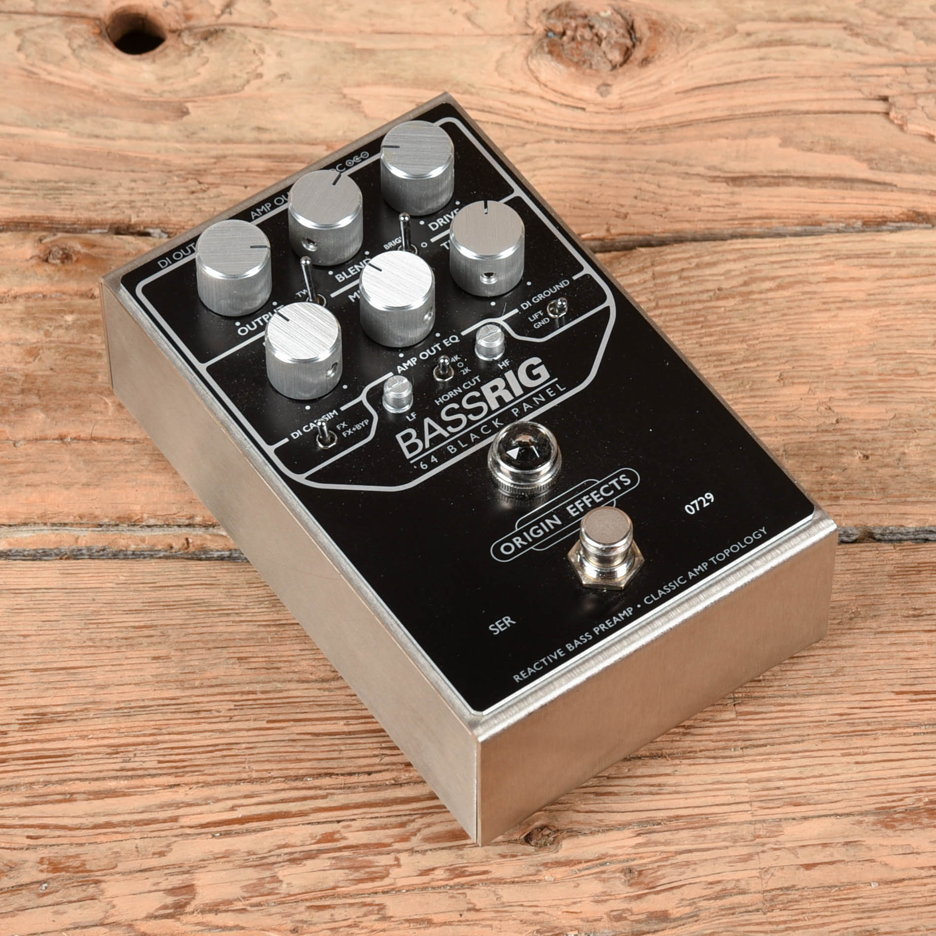 Origin Effects BassRig '64 Black Panel Effects and Pedals / Bass Pedals