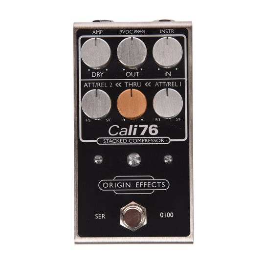 Origin FX Cali76 Stacked Compressor Pedal Black Effects and Pedals / Compression and Sustain