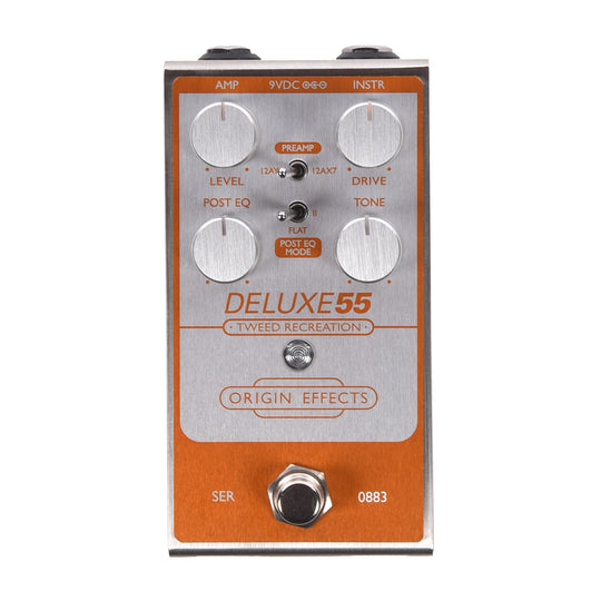 Origin Effects Deluxe55 Tweed Recreation Overdrive Pedal Effects and Pedals / Overdrive and Boost