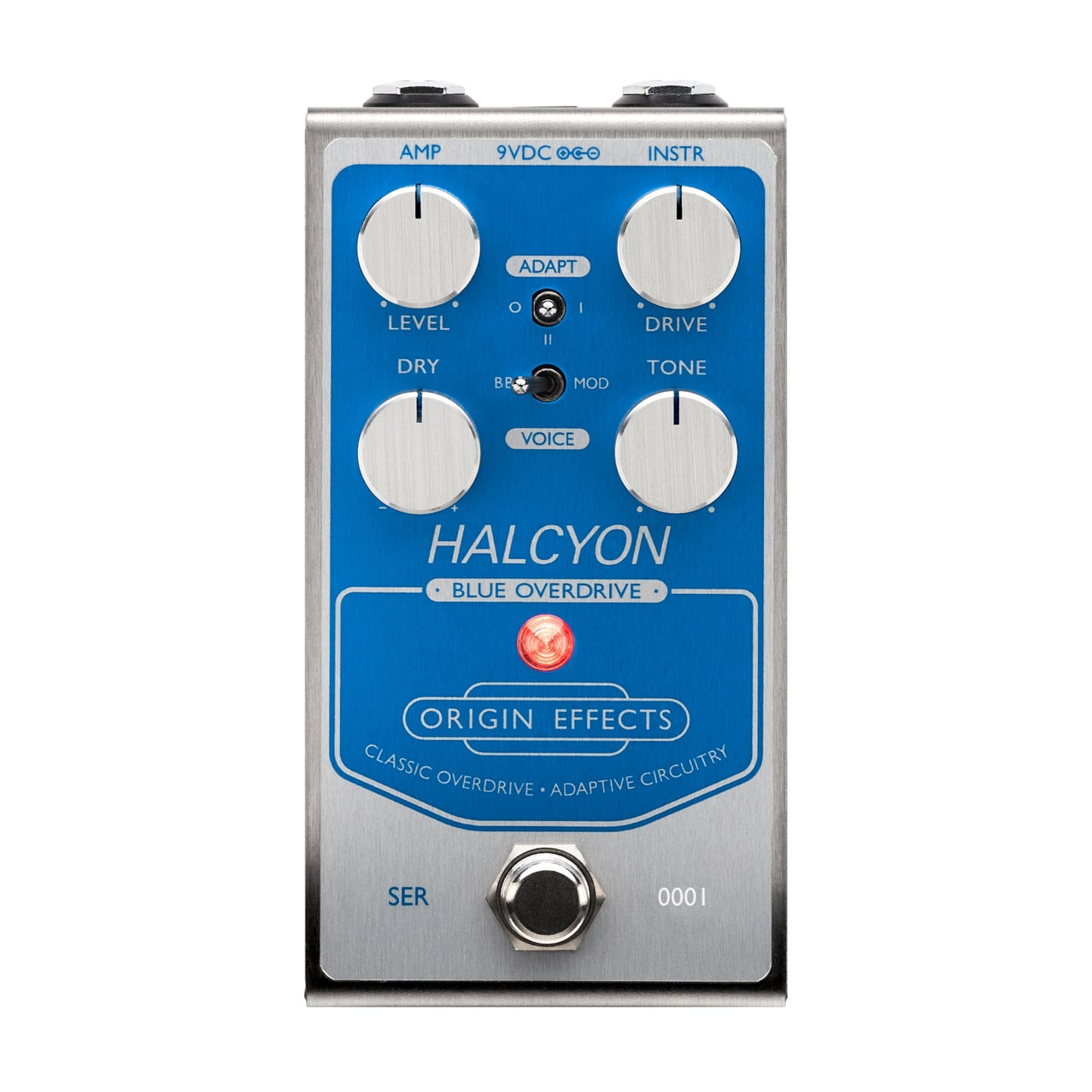 Origin Effects Halcyon Blue Overdrive Pedal Effects and Pedals / Overdrive and Boost