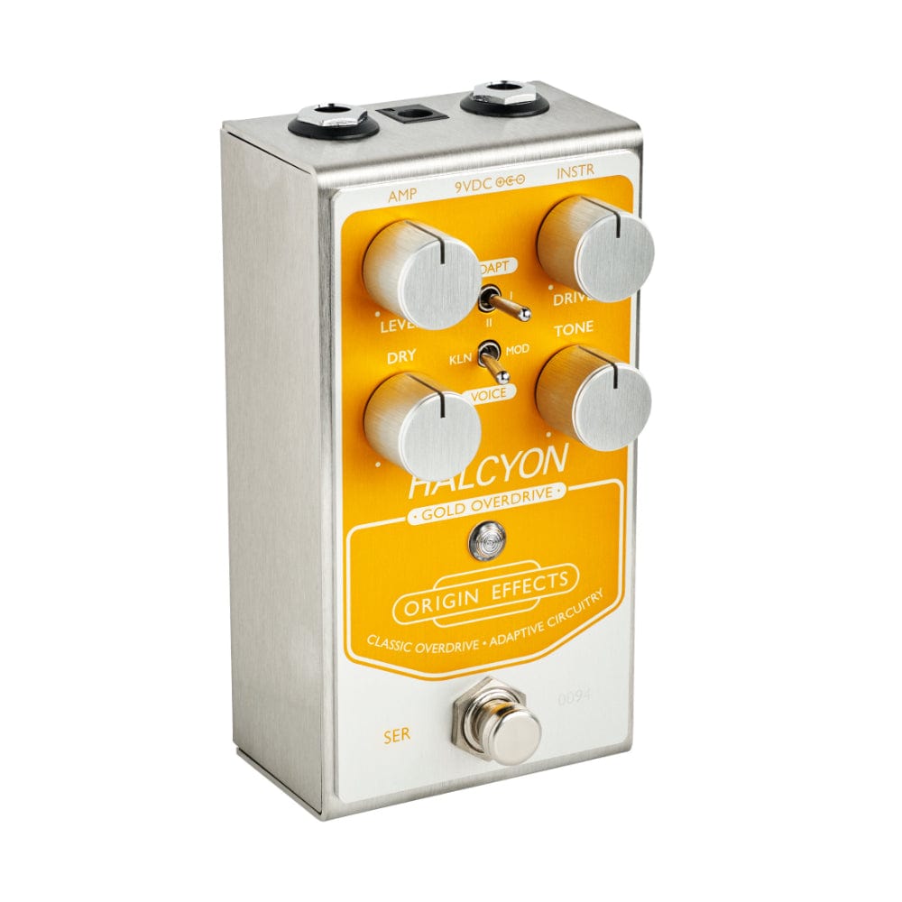 gold overdrive pedal Origin Effects Halcyon Gold Overdrive Pedal