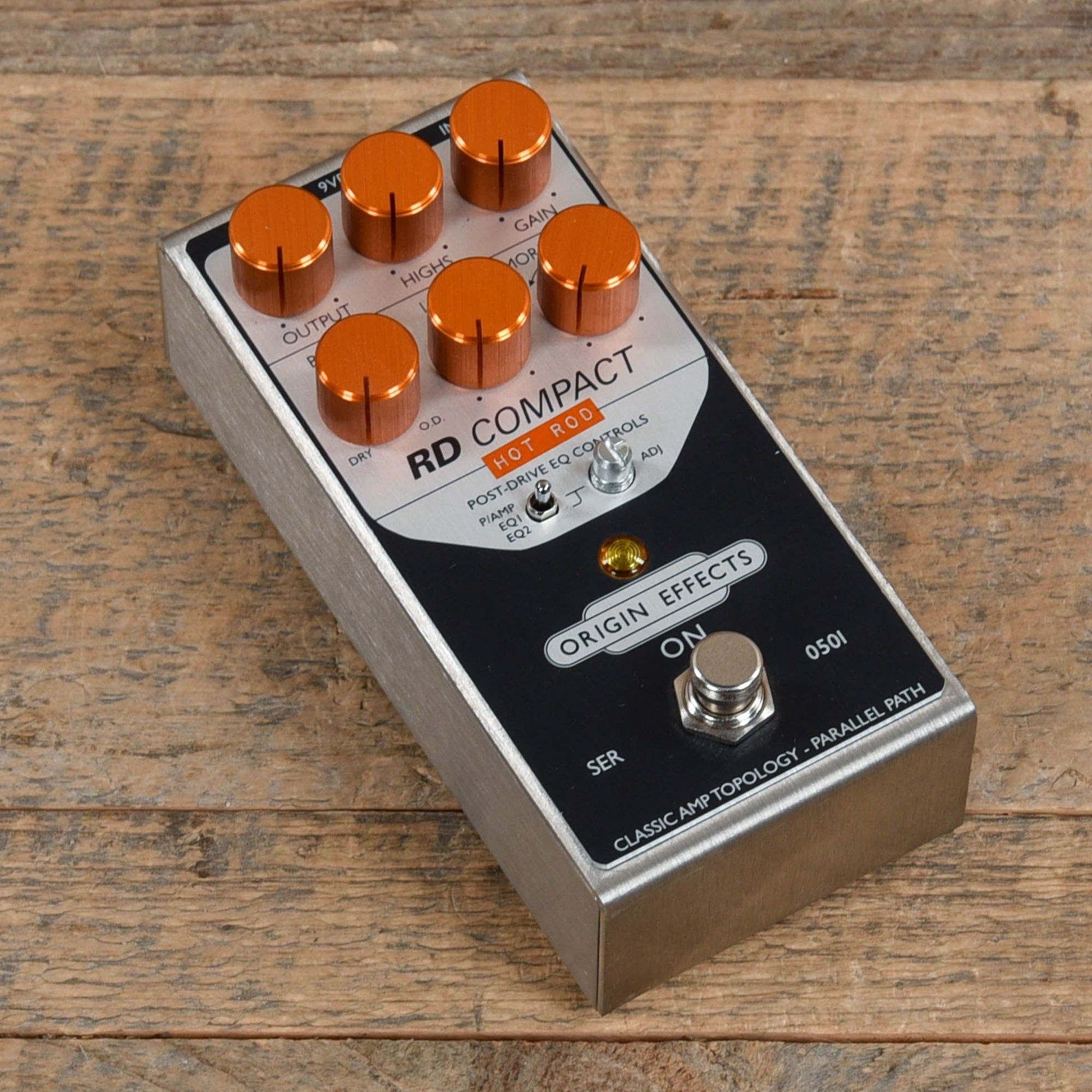 Origin Effects RD Compact Hot Rod Overdrive Pedal Effects and Pedals / Overdrive and Boost