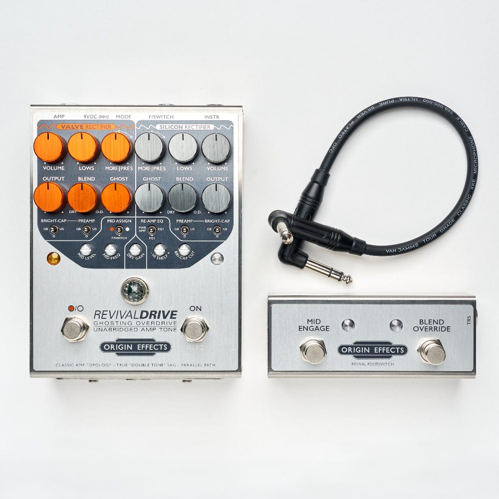 Origin Effects RevivalDRIVE Custom & Footswitch Bundle Effects and Pedals / Overdrive and Boost