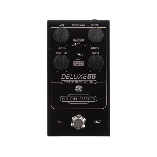 Origin Effects Special Black Edition Deluxe55 Tweed Recreation Overdrive Pedal Effects and Pedals / Overdrive and Boost