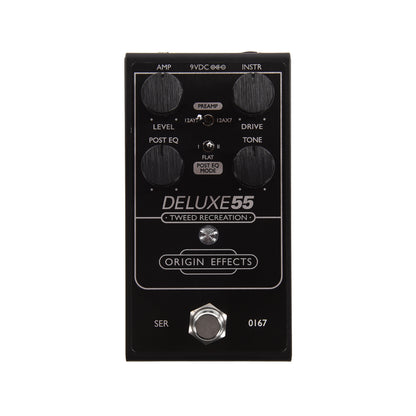 Origin Effects Special Black Edition Deluxe55 Tweed Recreation Overdrive Pedal Effects and Pedals / Overdrive and Boost