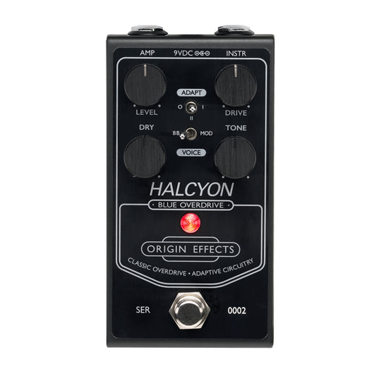 Origin Effects Special Black Edition Halcyon Blue Overdrive Pedal Effects and Pedals / Overdrive and Boost