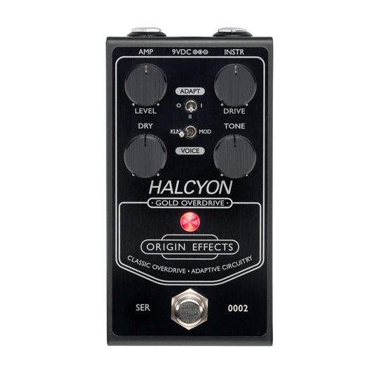 Origin Effects Special Black Edition Halcyon Gold Overdrive Pedal Effects and Pedals / Overdrive and Boost