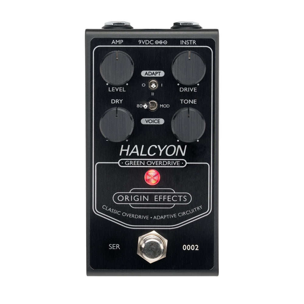 Origin Effects Special Black Edition Halcyon Green Overdrive Pedal Effects and Pedals / Overdrive and Boost