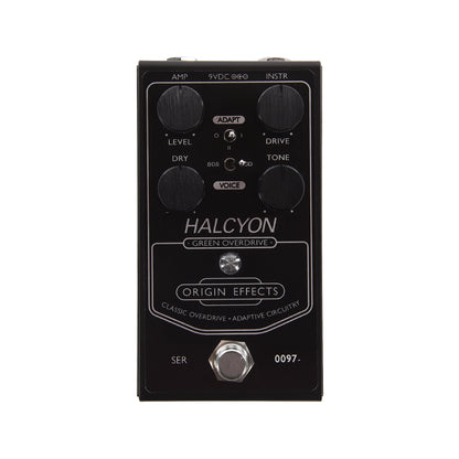 Origin Effects Special Black Edition Halcyon Green Overdrive Pedal Effects and Pedals / Overdrive and Boost