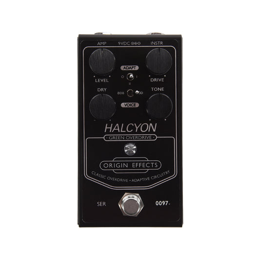Origin Effects Special Black Edition Halcyon Green Overdrive Pedal Effects and Pedals / Overdrive and Boost