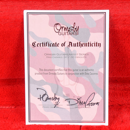 Ormsby Dino Cazares DC-6 Violaceous Electric Guitars / Solid Body