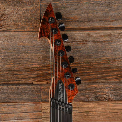 Ormsby RC One Rusty Cooley Signature 7-String Orange Marblizer Electric Guitars / Solid Body
