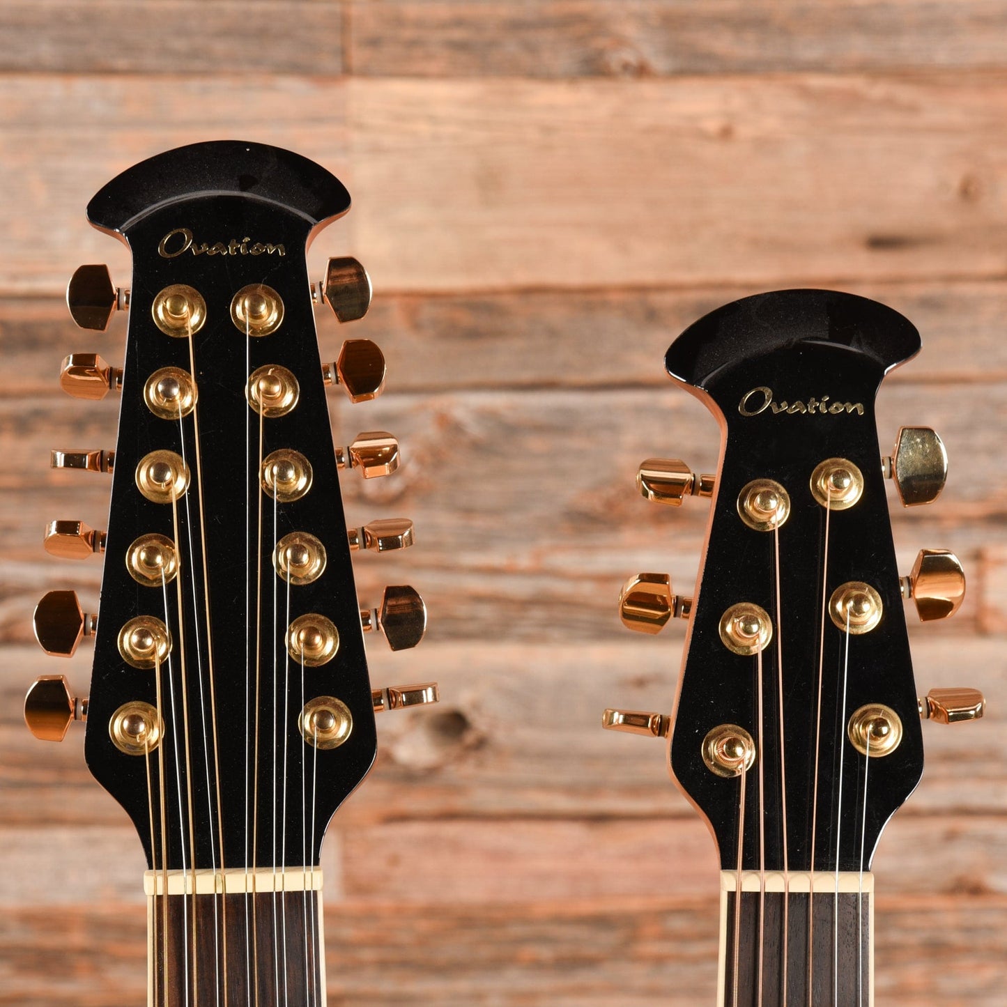 Ovation CSE225 Celebrity Double Neck Sunburst Acoustic Guitars / Built-in Electronics