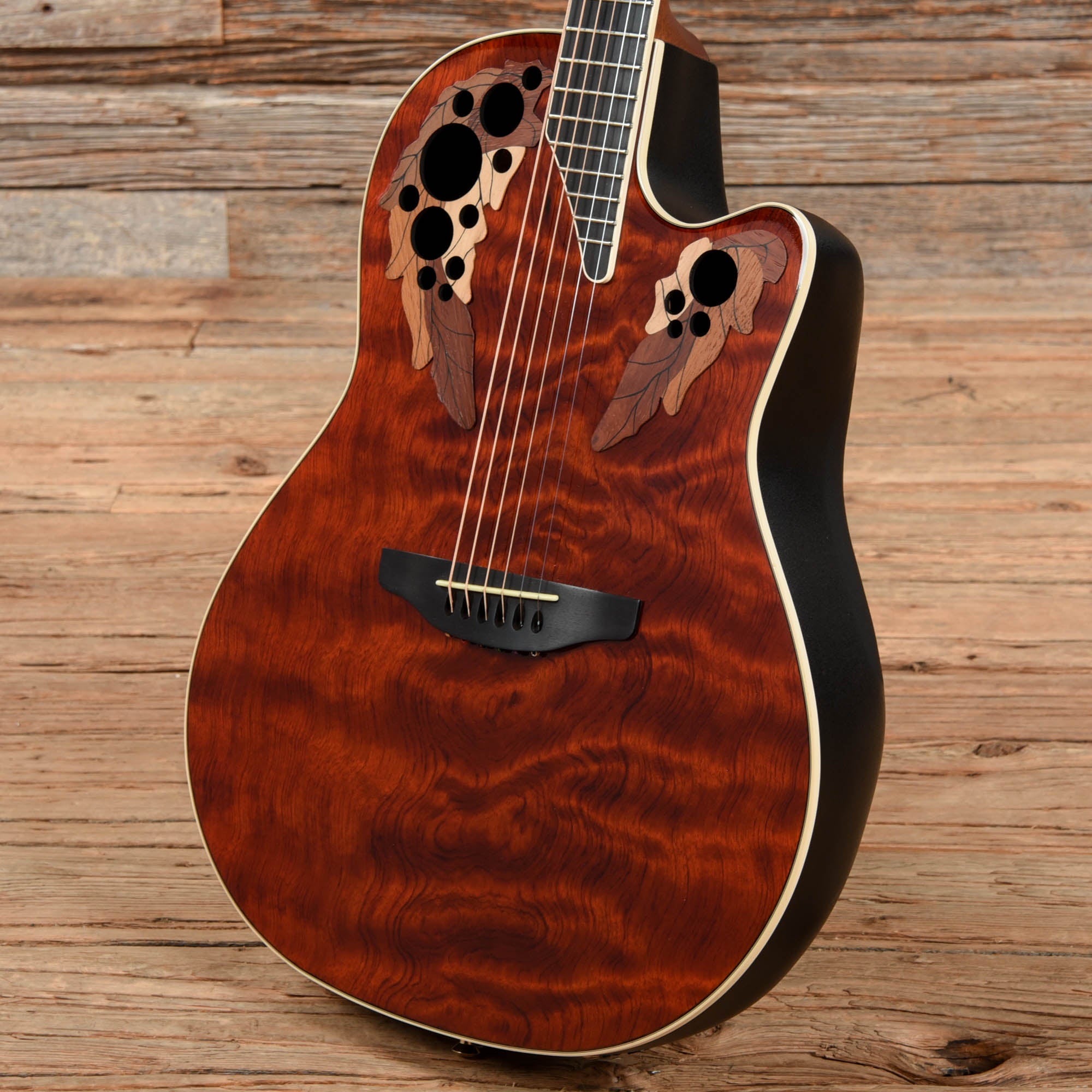 Ovation Collector's Series Waterfall Bubinga Natural 1999 Acoustic Guitars / Dreadnought