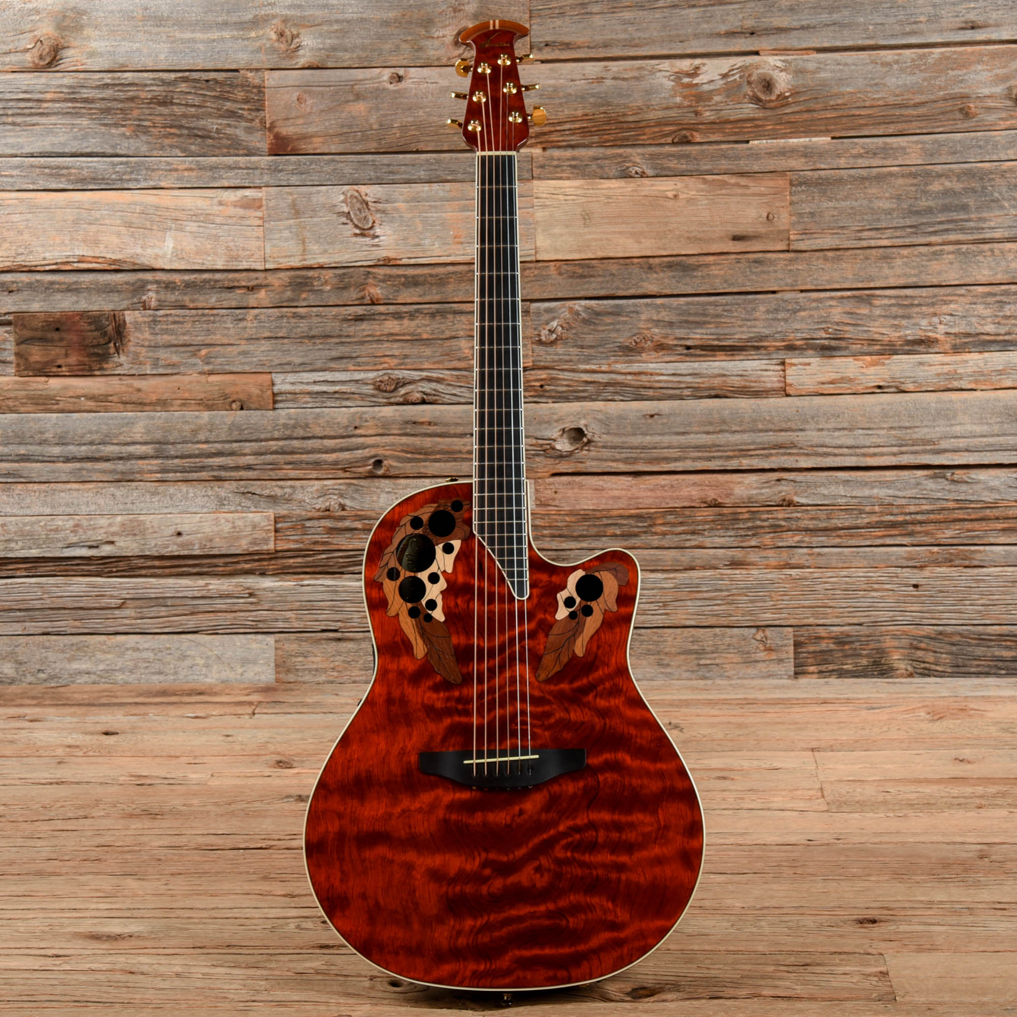 Ovation Collector's Series Waterfall Bubinga Natural 1999 Acoustic Guitars / Dreadnought