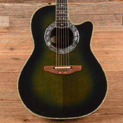 Ovation 1769 Custom Legend Green Burst Acoustic Guitars / OM and Auditorium