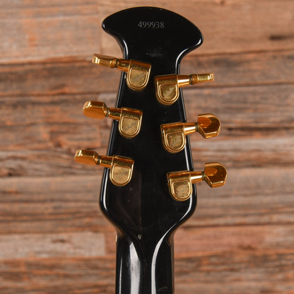 Ovation 1868 Elite Black Acoustic Guitars / OM and Auditorium