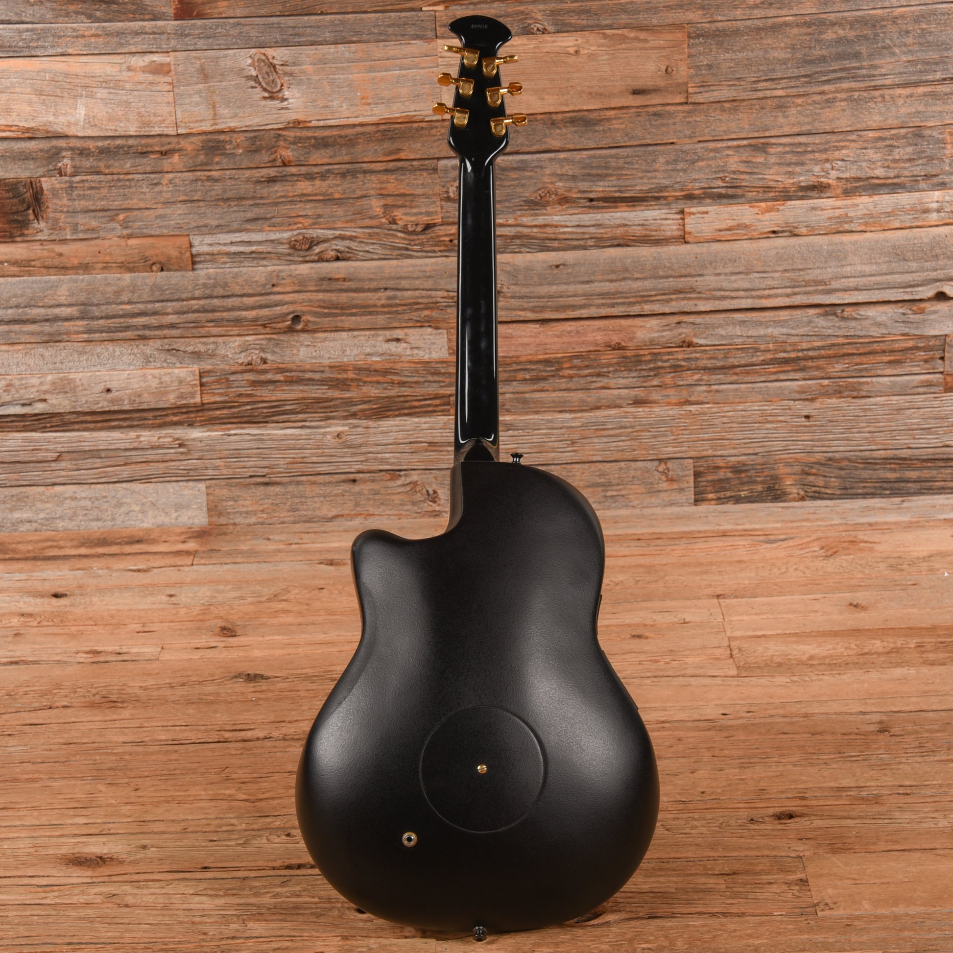 Ovation 1868 Elite Black Acoustic Guitars / OM and Auditorium